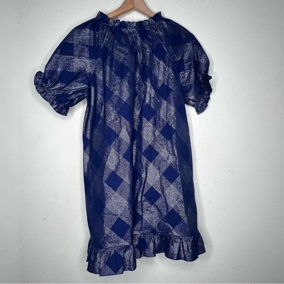 NEW Hill House The Katherine Glitter Check Navy
Nap Dress, size M - Picture 4 of 6